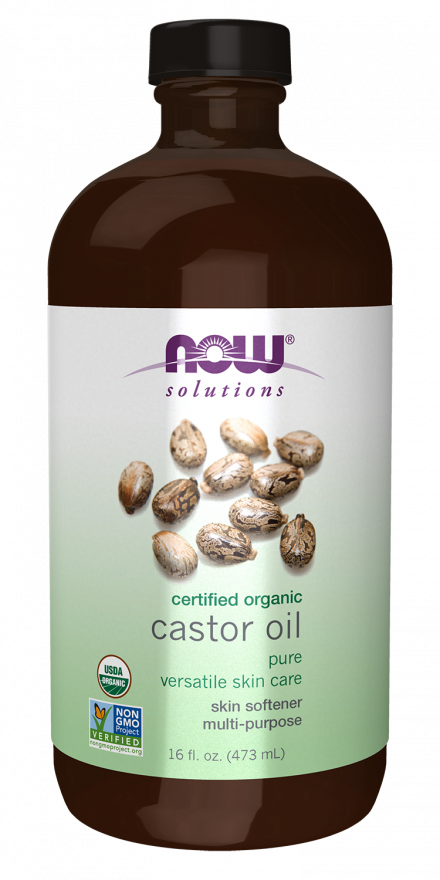 Now Foods Organic Castor Oil - 16 oz PATIENT ONLY - Health As It Ought to Be