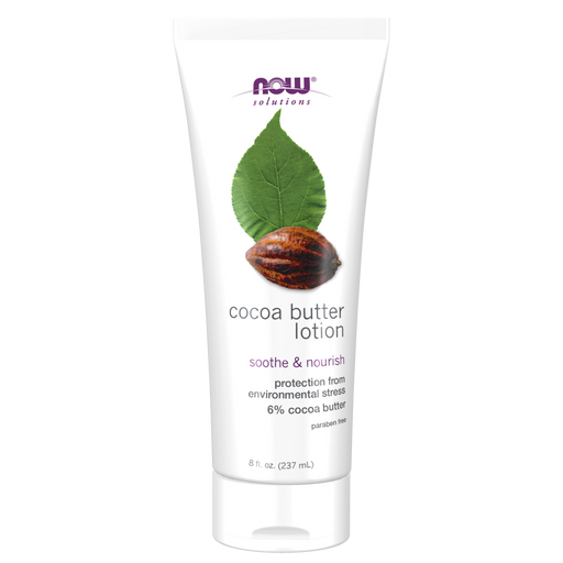 Now Foods > Cocoa Butter Lotion - 8 fl oz. PATIENT ONLY - Health As It Ought to Be