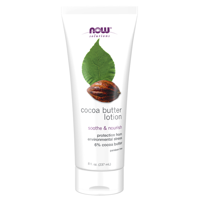Now Foods > Cocoa Butter Lotion - 8 fl oz. PATIENT ONLY - Health As It Ought to Be