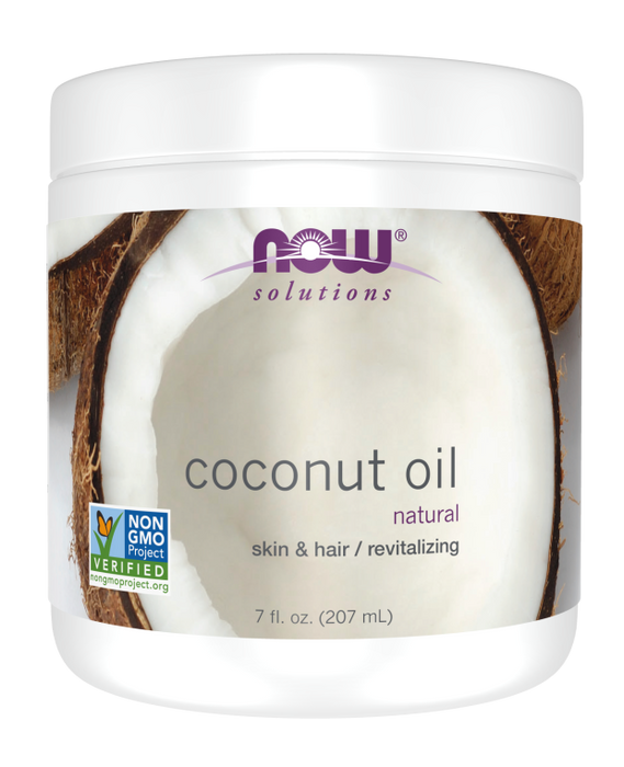 Now Foods Coconut Oil Skin and Hair - 7 fl. oz. PATIENT ONLY - Health As It Ought to Be