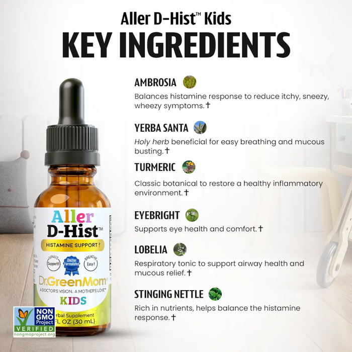 Dr. Green Mom Kids D-Hist - 1 fl oz.