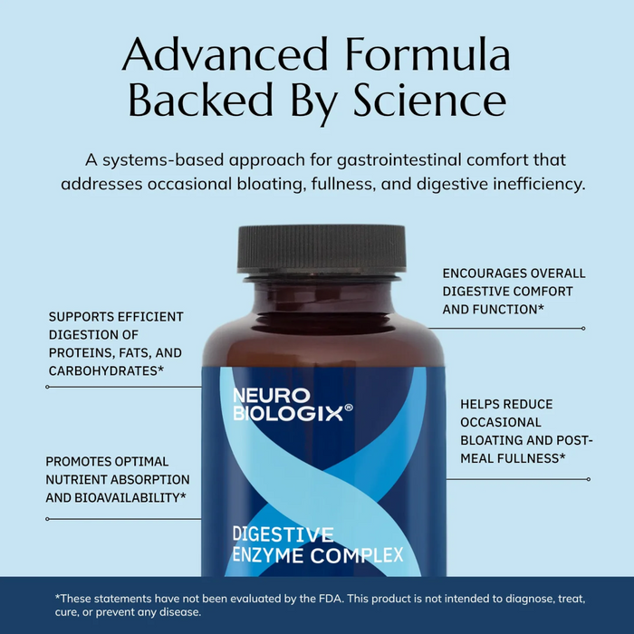 Neurobiologix Digestive Enzyme Complex - 60 Capsules
