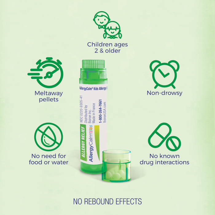 Boiron Homeopathics AllergyCalm Kids Pellets - 3 Count - Health As It Ought to Be