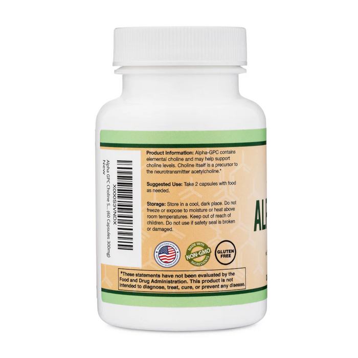 Double Wood Supplements Alpha GPC - 60 Capsules - Health As It Ought to Be