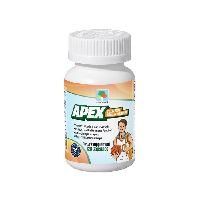 Raise Them Well APEX: Daily Multivitamin for Teen Boys