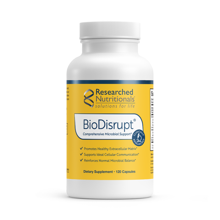 Researched Nutritionals BioDisrupt - 120 Capsules - Health As It Ought to Be