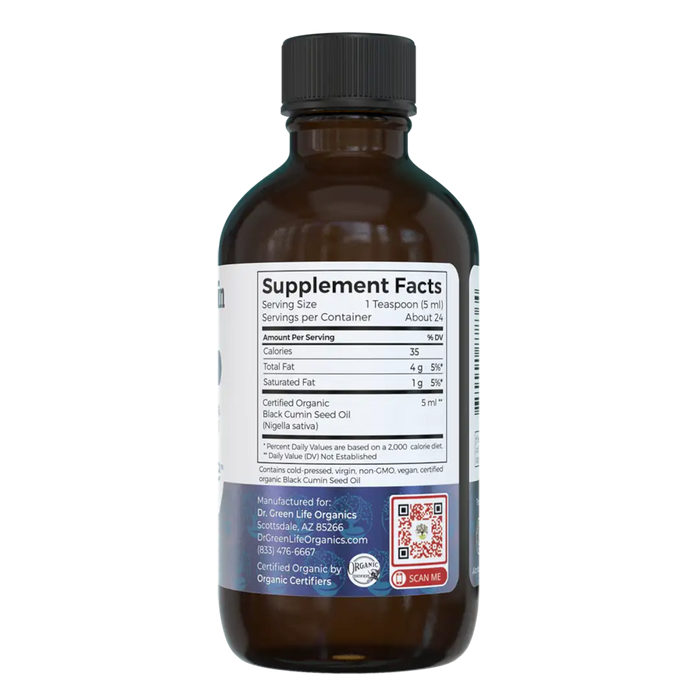 Dr. Green Life Black Cumin Seed Oil - 4 fl oz.