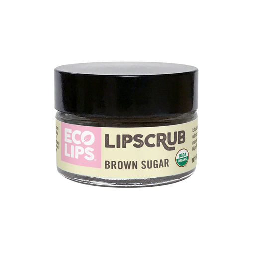 Eco Lips Organic Sugar Lip Scrub Brown Sugar 0.50 oz pot PATIENT ONLY - Health As It Ought to Be