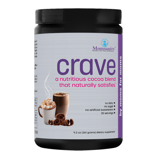 Momsanity CRAVE A Nutritious Cocoa Blend that Naturally Satisfies - 30 servings - Health As It Ought to Be