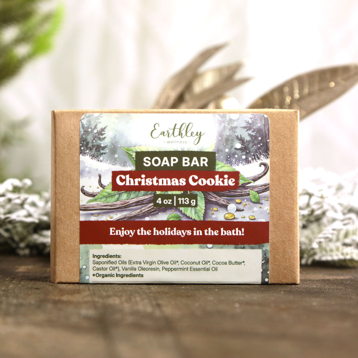 Earthley Soap Bar Christmas Cookie - 4 oz. SEASONAL