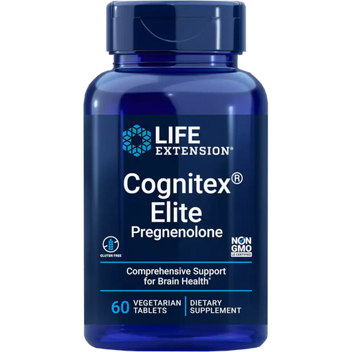 Life Extension Cognitex Elite - 60 Vegetarian Tablets - Health As It Ought to Be