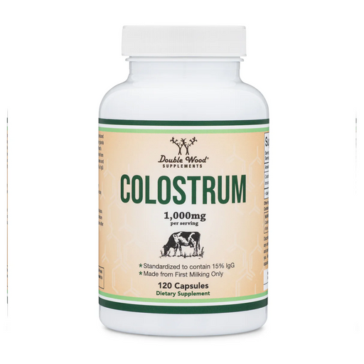 Double Wood Supplements Colostrum - 120 Capsules - Health As It Ought to Be