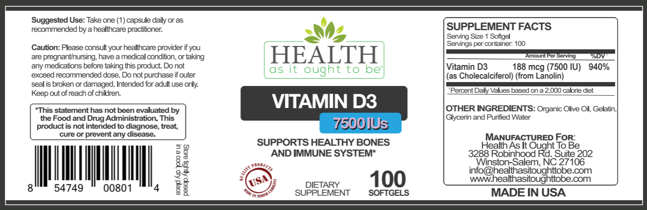 HAIOTB K2+D3 Bundle: Vitamin K2 MK7 and Vitamin D3 Bundle - Health As It Ought to Be