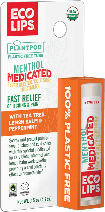 Eco Lips Medicated Lip Treatment for Cold Sores and Fever Blisters - 0.15 oz. PATIENT ONLY - Health As It Ought to Be