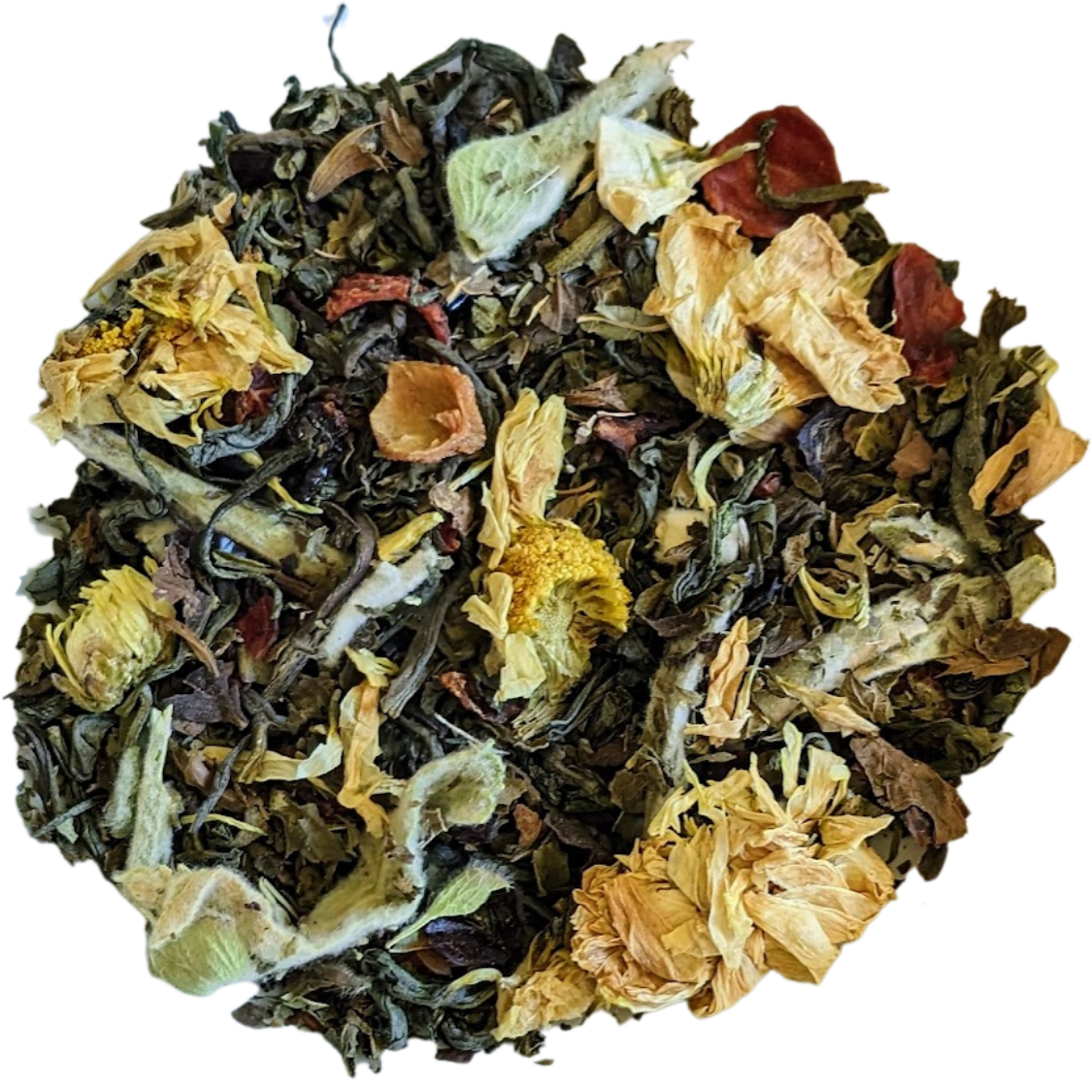 Saint Basil Teas Fresh Pressed Floral Green Tea - 2 oz. | RIH/HAIOTB Stores