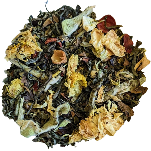 Saint Basil Teas Fresh Pressed Floral Green Tea 2oz PATIENT ONLY - Health As It Ought to Be