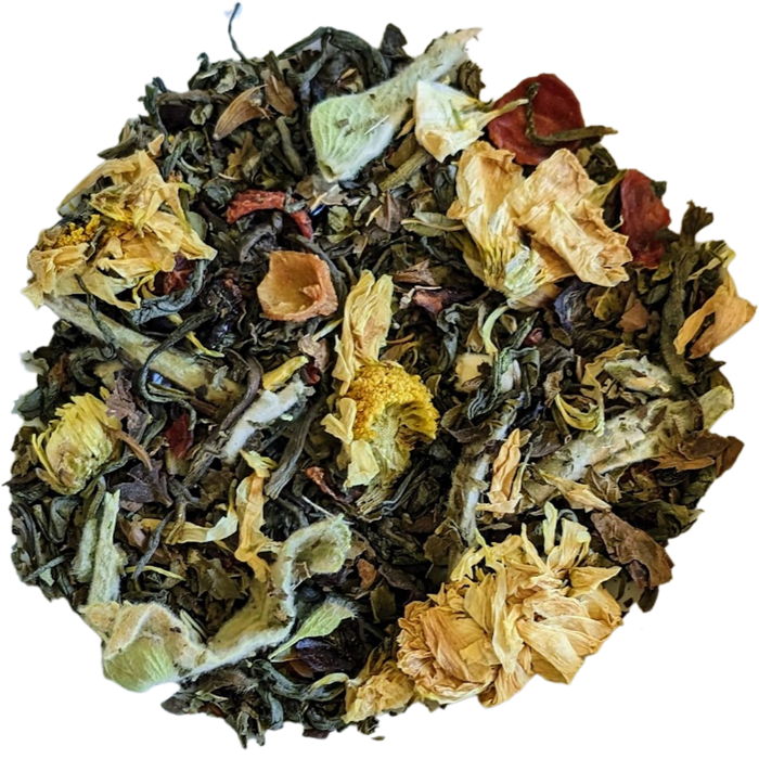 Saint Basil Teas Fresh Pressed Floral Green Tea 2oz PATIENT ONLY - Health As It Ought to Be