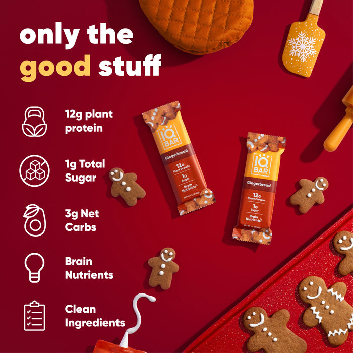 IQBar Gingerbread PATIENT ONLY Seasonal - Health As It Ought to Be