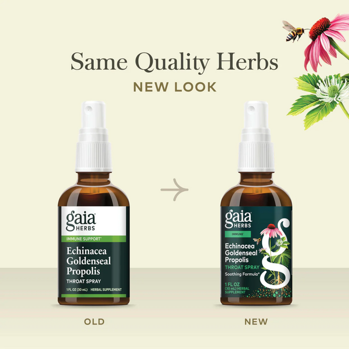 Gaia Herbs Echinacea Goldenseal Throat Spray - 1 oz.