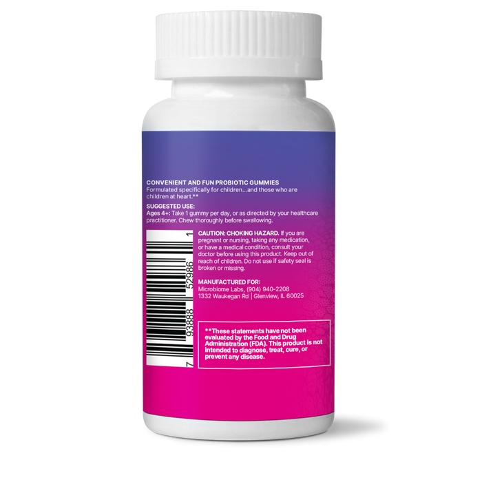 zSTACY Microbiome Labs MegaSporeBiotic Gummies for Kids - 30 Gummies - Health As It Ought to Be