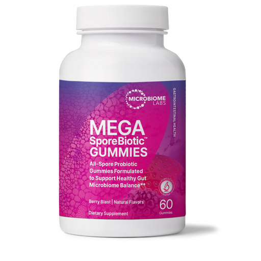 Microbiome Labs MegaSporeBiotic Probiotic Gummies - 60 Gummies - Health As It Ought to Be