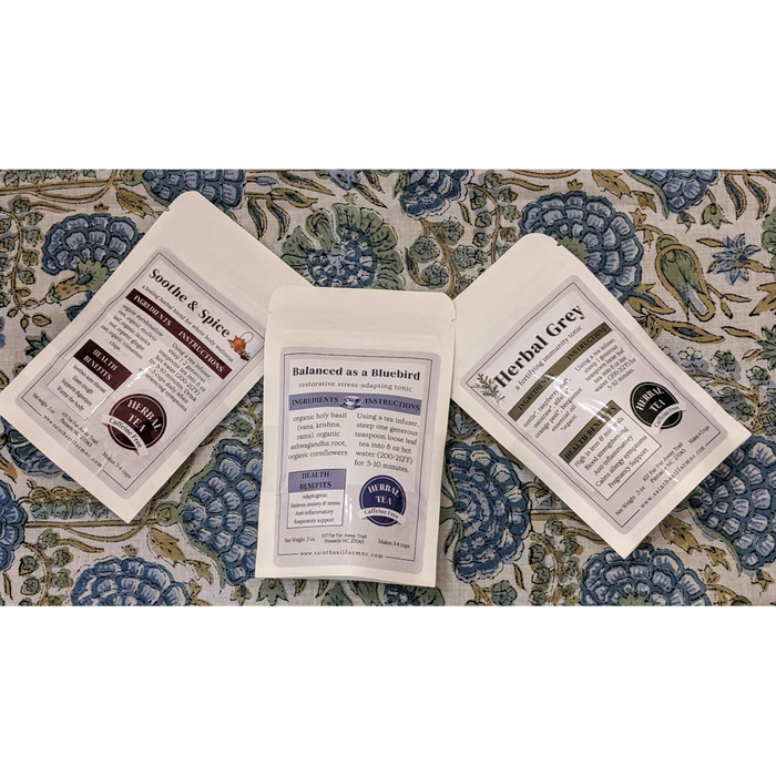 Saint Basil Tea 3 Pack Sampler Get Well Soon