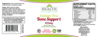 HAIOTB Calcium Free Bone Support 925 mg - 180 Capsules - Health As It Ought to Be