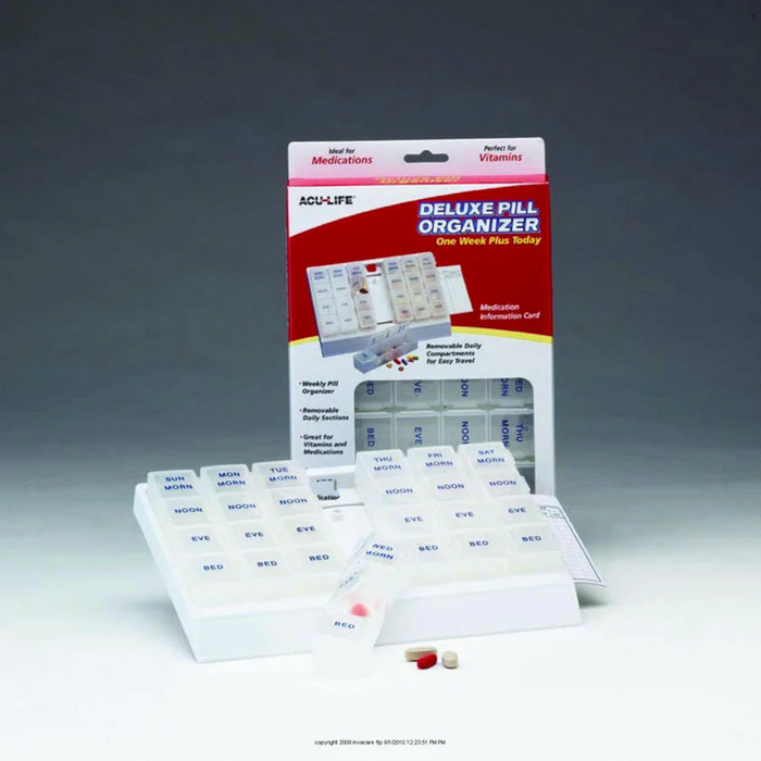 ACU LIFE Deluxe Pill Organizer