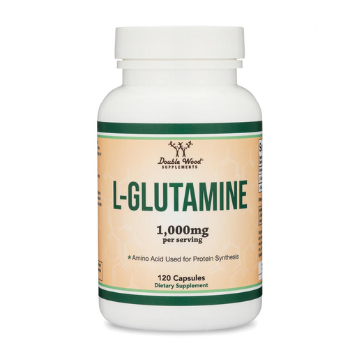 Double Wood Supplements L-Glutamine 1000 mg - 120 Capsules - Health As It Ought to Be