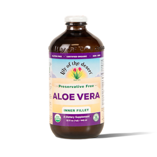 Lily of the Desert Preservative Free Inner Fillet Aloe Vera Juice - 32 fl oz. - Health As It Ought to Be