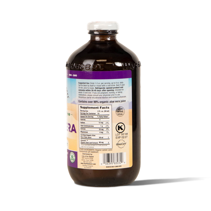Lily of the Desert Preservative Free Inner Fillet Aloe Vera Juice - 32 fl oz. - Health As It Ought to Be