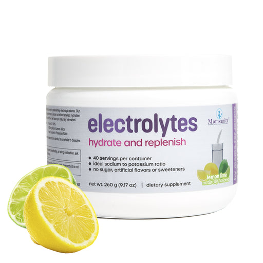 Momsanity Electrolytes - Natural Lemon-Lime Flavor - 40 servings - Health As It Ought to Be