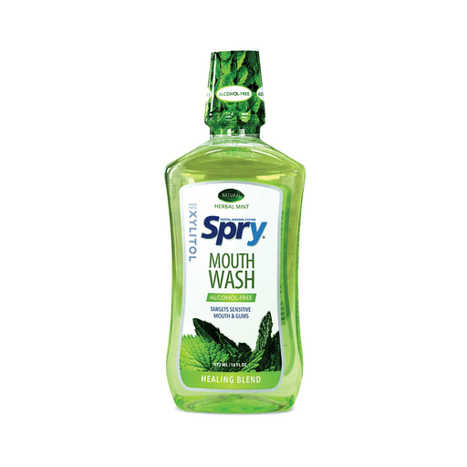 Xlear Spry Herbal Mint Mouthwash 16 fl. oz. PATIENT ONLY - Health As It Ought to Be