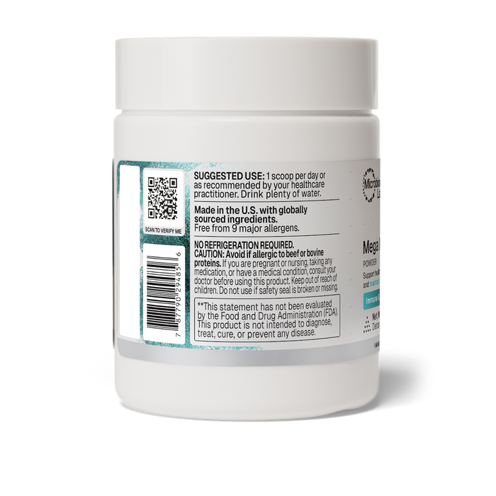 Microbiome Labs MegaIgG2000 Powder - 2.1 oz