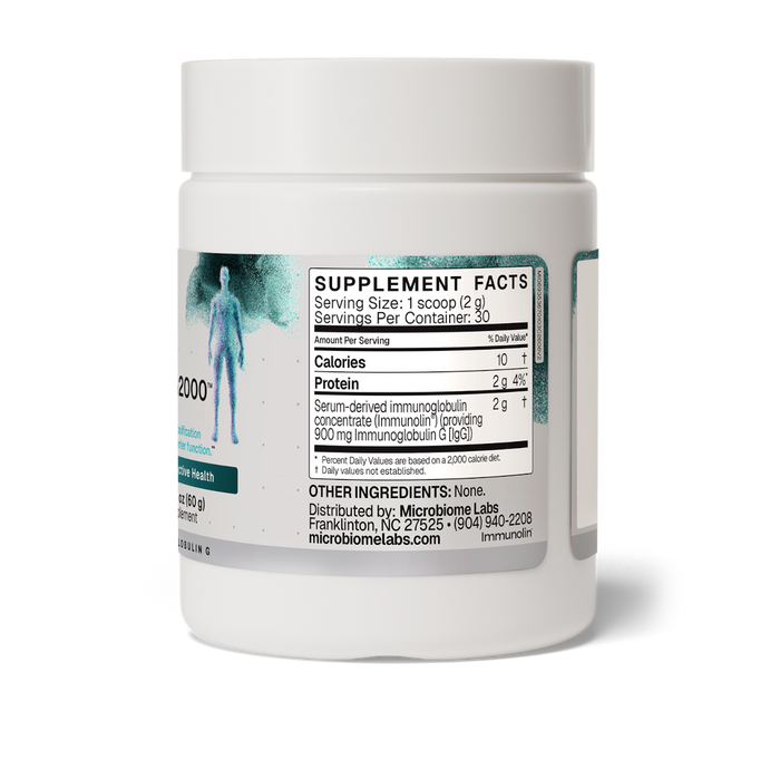 Microbiome Labs MegaIgG2000 Powder - 2.1 oz