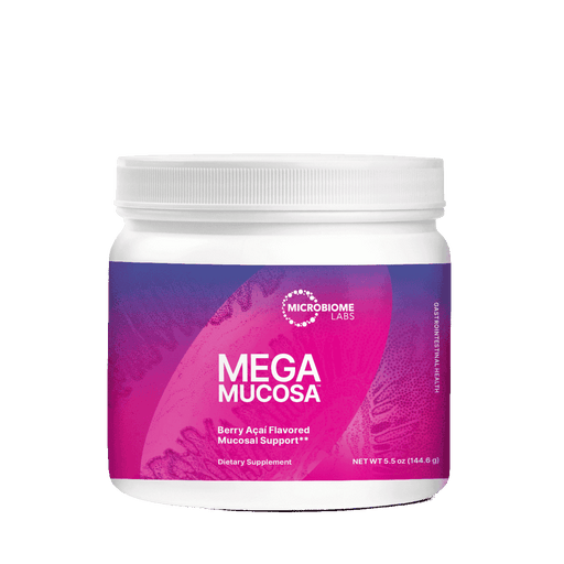 Microbiome Labs MegaMucosa™, Berry Acai Flavored - 5.5 oz - Health As It Ought to Be