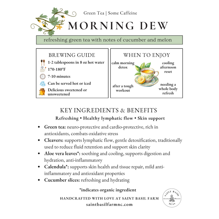 Saint Basil Teas Morning Dew - 2.5 oz.
