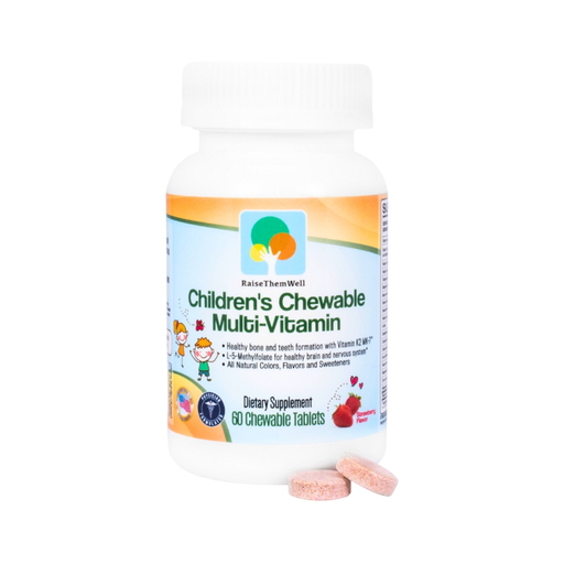 Raise Them Well Children's Chewable Multivitamin with All-Natural Colors, Flavors, and Sweeteners - Health As It Ought to Be