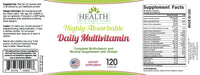HAIOTB Highly-Absorbable Daily Multivitamin - 120 Capsules - Health As It Ought to Be