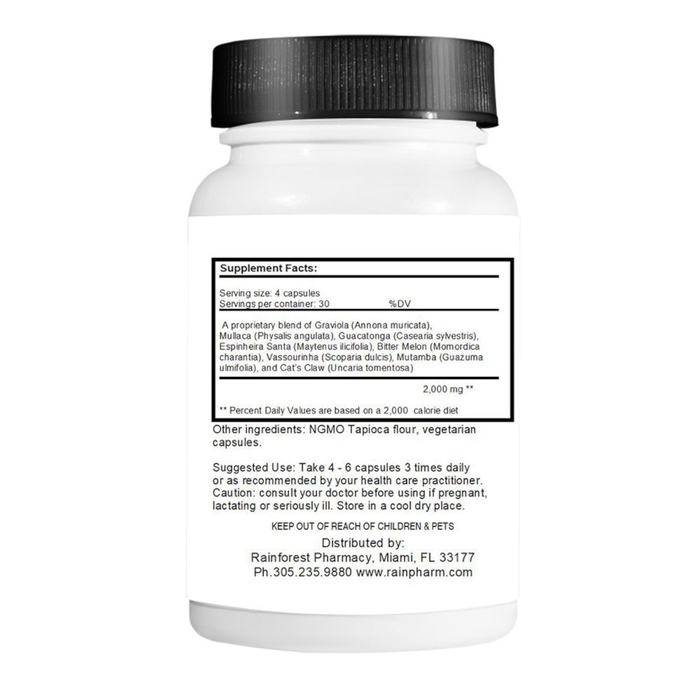 Rainforest Pharmacy N-Tense 500 mg - 120 Veg Capsules - Health As It Ought to Be