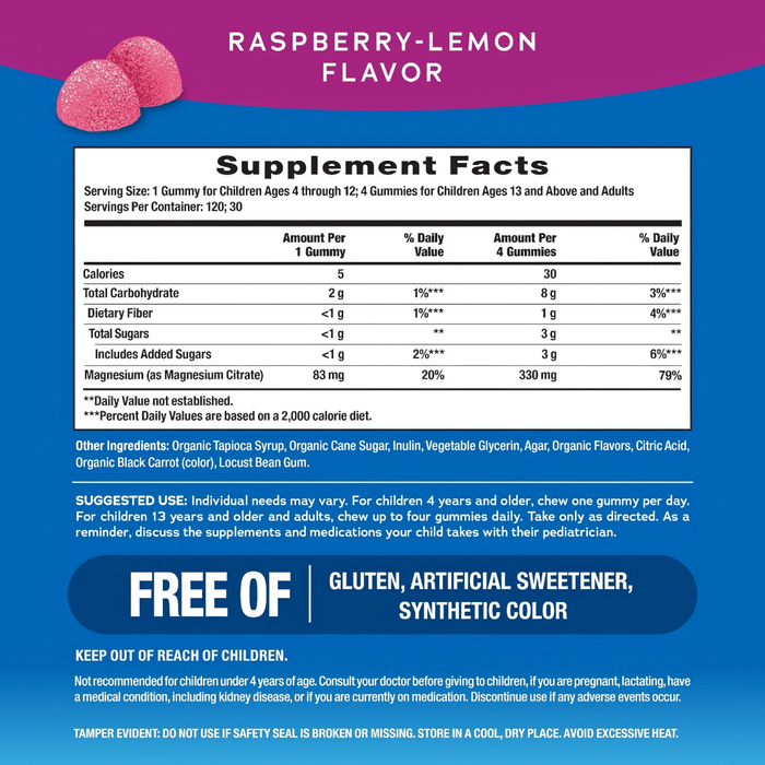 Natural Vitality Natural Calm Gummies - 120 Gummies