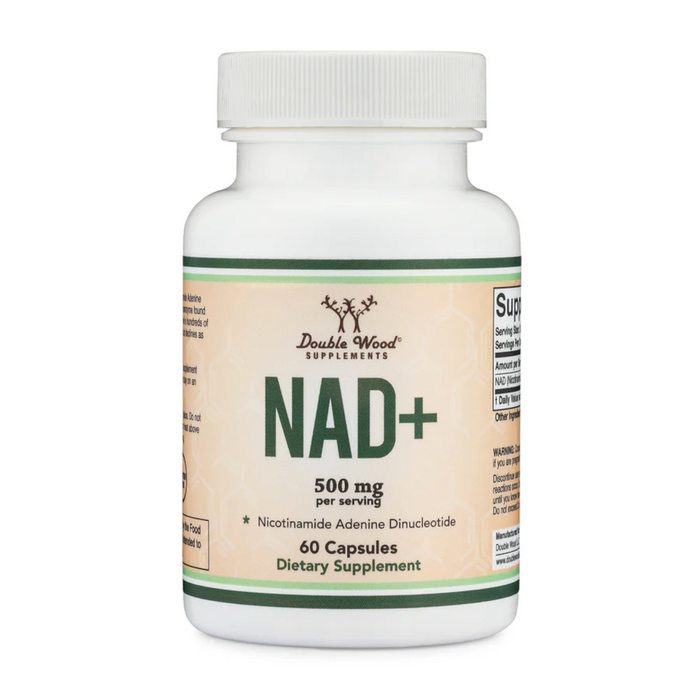 Double Wood Supplements NAD+ 500 mg - 60 Capsules