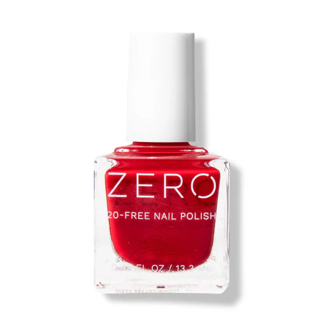 100% Pure Zer0 Nail Polish Red Over Heels PATIENT ONLY - Health As It Ought to Be