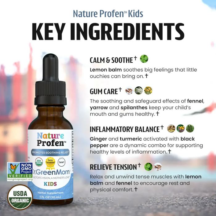 Dr. Green Mom Kids Nature Profen - 1 oz. - Health As It Ought to Be