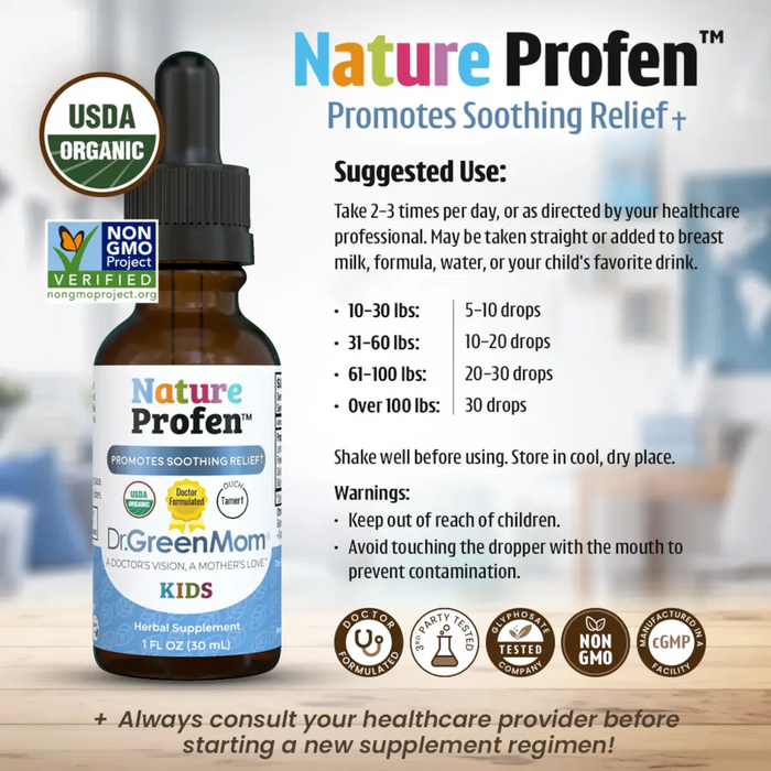 Dr. Green Mom Kids Nature Profen - 1 oz. - Health As It Ought to Be