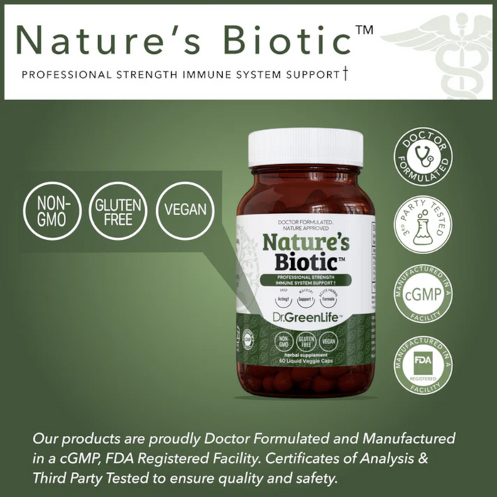 Dr. Green Life Nature's Biotic - 60 Capsules