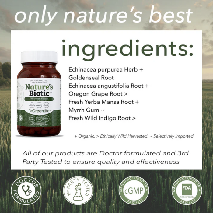 Dr. Green Life Nature's Biotic - 60 Capsules