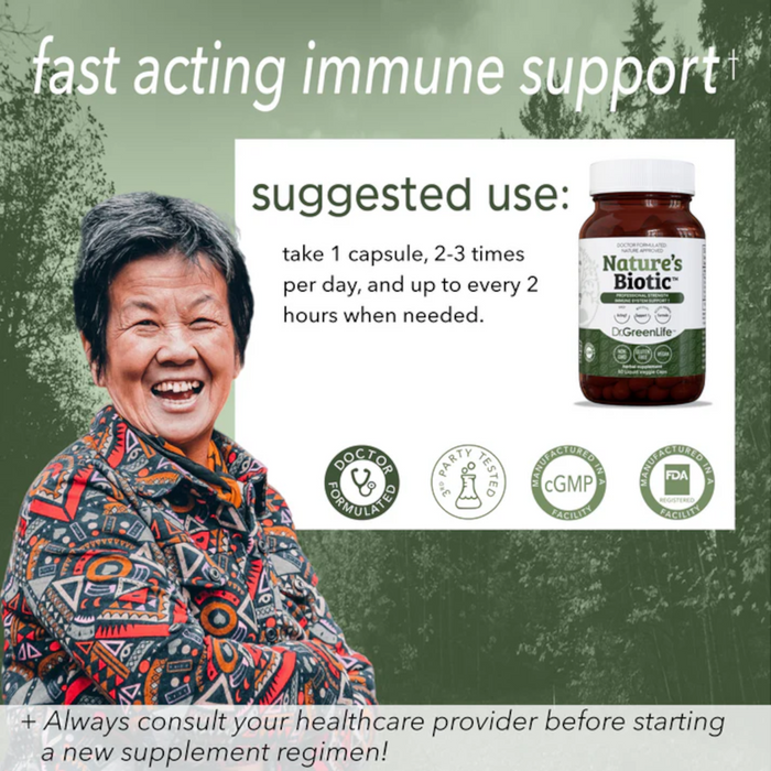 Dr. Green Life Nature's Biotic - 60 Capsules