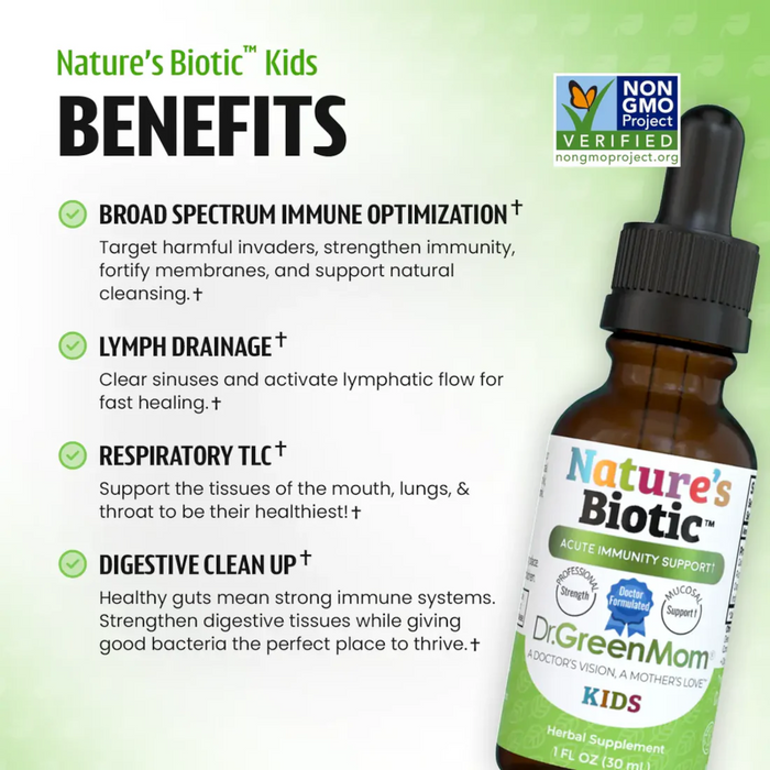 Dr. Green Mom Kids Nature's Biotic - 1 oz. - Health As It Ought to Be