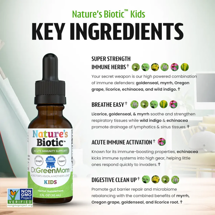 Dr. Green Mom Kids Nature's Biotic - 1 oz. - Health As It Ought to Be